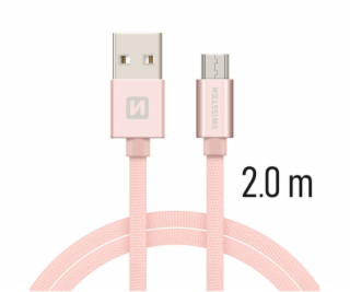 Swissten Kabel Textile Micro Usb 2,0 M P