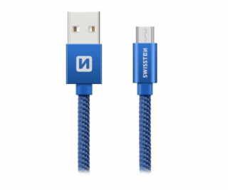 Swissten Kabel Textile Micro Usb 1,2M Be