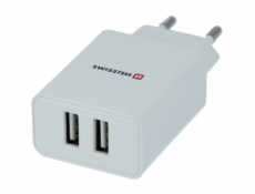 Swissten Adaptér Smart Ic 2X Usb 2,1A W