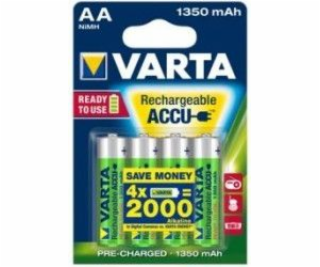 1x4 Varta RECHARGE ACCU Power 1350 mAH AA Mignon NiMH