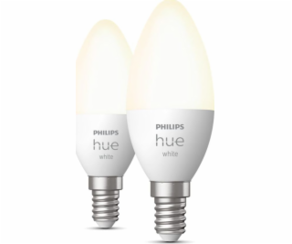 Philips Philips Hue E14 dvojité balenie 2x470lm - White Amb.