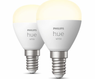 Philips Philips Hue E14 5,7 W W BT loptička 2-balenie