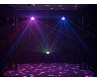 Eurolite LED Half Ball 6x 1W RGBAW DMX, paprskový efekt