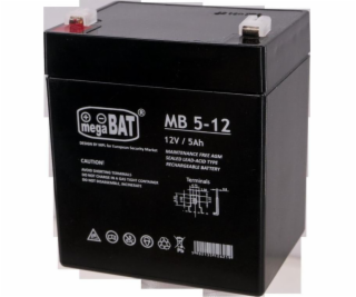 MPL megaBAT MB 5-12 UPS battery Sealed Lead Acid VRLA AGM...