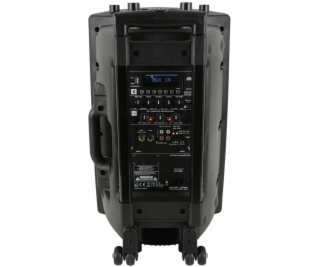 QTX QX-15, mobilní 15  zvukový systém MP3/BT/FM/2x VHF, 250W