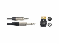 Stagg NAC2MPSPSR, propojivací kabel Jack 3,5 mm - Jack 6,3 mm stereo, 2m