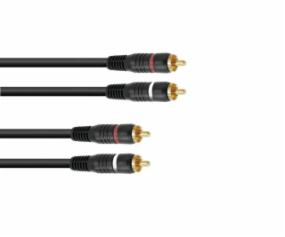 Kabel CC-50, propojovací kabel 2x 2 RCA zástrčka HighEnd, 5m