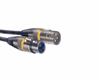 Stagg SMC3 YW, kabel mikrofonní XLR/XLR, 3m