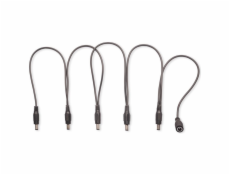 Stagg SPS-DC-5M1F, napájecí kabel pro pedálové efekty, 1x DC samec/5x DC samice