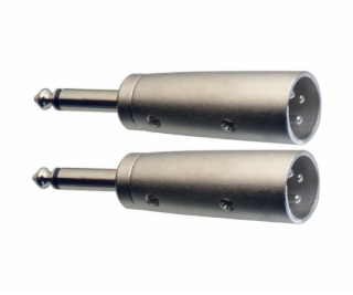 Stagg AC-XMPMH, redukce, Jack 6,3 mm zástrčka mono - XLR ...