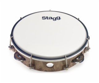 Stagg TAB-108P/WD, laditelná tamburína s blánou, 8 