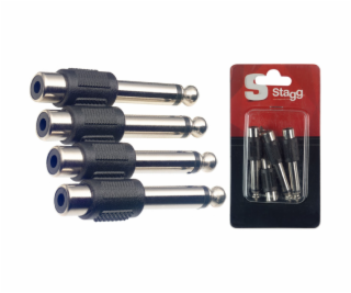 Stagg AC-PMCFH, redukce RCA samice - jack 1/4 