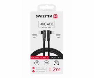 Swissten Kabel Arcad Usb-C/Usb-C 1,2M Bk