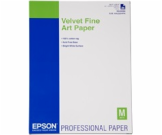 Velvet Fine Art Paper, DIN A2, 260g / m?, 25 listov