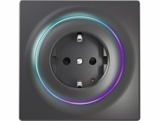 Fibaro FGWOF-011-8 socket-outlet Type F Black