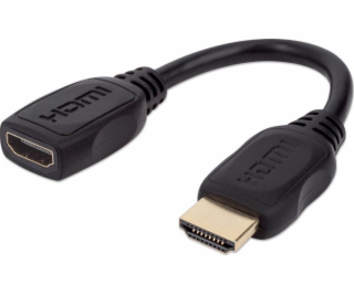 Kábel Manhattan HDMI - HDMI 0.2m czarny (354523)