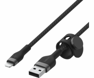 Belkin Flex Lightning/USB-A 1m mfi cert., black CAA010bt1MBK