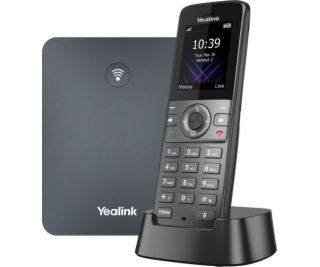 Yealink W73P, IP DECT báza + rúčka, PoE, 1,8" bar.disp., ...