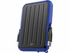 Dysk zewnętrzny Silicon Power Armor A66 2TB 2 5  USB 3.2 IPX4 Blue