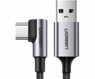 UGREEN Angled USB-C To USB-A Data Cable Black 2M