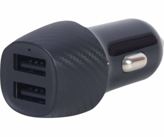 Gembird TA-U2C48A-CAR-01 mobile device charger Black Auto