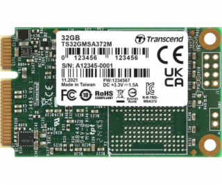 Transcend SSD MSA372M MLC   32GB mSATA SATA III