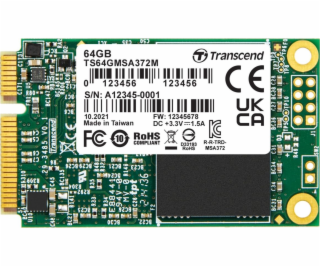 Transcend SSD MSA372M MLC   64GB mSATA SATA III