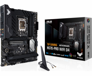 ASUS MB Sc LGA1700 TUF GAMING H670-PRO WIFI DDR4, Intel H...