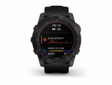 Garmin fenix 7X Solar schwarz/schiefergr