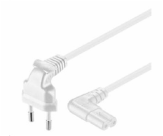 PREMIUMCORD Kabel síťový 230V k magnetofonu se zahnutými ...