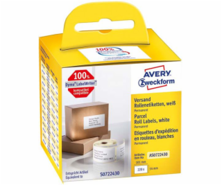 Avery AS0722430 self-adhesive label Rectangle Permanent W...