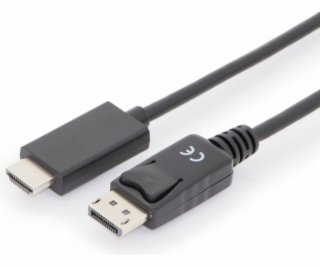 Digitus kabelový adaptér DisplayPort, DP - HDMI typu A, M...