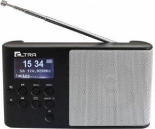 Rádio Eltra Eltra ELTRA Rádio ULA DAB + strieborné