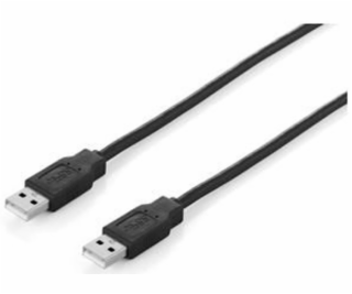 Kábel USB Equip USB-A - USB-A 1.8 m Czarny (128870)