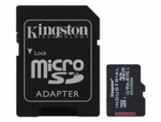 Kingston 32GB microSDHC Industrial C10 A1 pSLC Card + SD Adapter