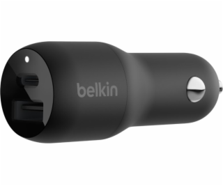 Belkin Dual Car Charger   37W PD 25W USB-C/12W USB-A   CC...