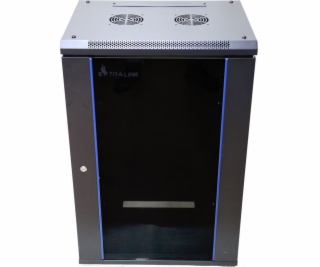 Extralink 19  15U 600x450 mm wall-mounting cabinet Black