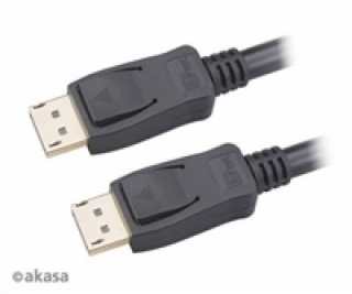 AKASA kabel DisplayPort na DisplayPort 8K@60Hz, v1.4, 3m