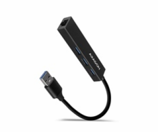 AXAGON HMA-GL3A, USB 3.2 Gen 1 hub, porty 3x USB-A + Giga...