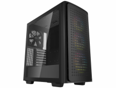 DeepCool CK560 R-CK560-BKAAE4-G-1 DEEPCOOL skriňa CK560 / ATX / 2x140 mm fan / 2xUSB 3.0 / USB-C / čierna