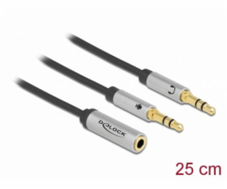 Delock Náhlavný adaptér 1 x 3,5 mm 4 pin Stereo jack sami...