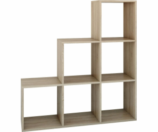 Topeshop STEP SONOMA 3X3 living room bookcase