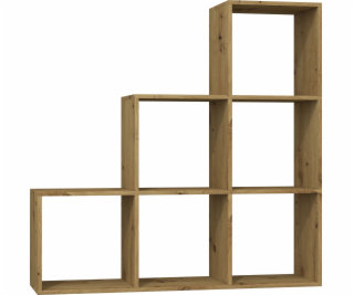 Topeshop STEP ARTISAN 3X3 living room bookcase