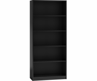 Topeshop R80 CZERŃ office bookcase