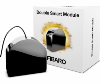 Fibaro FGS-224 ZW5 DOUBLE SWITCH electrical relay Black