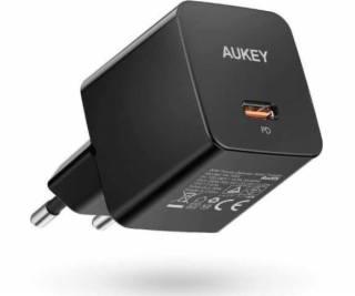 PA-Y20S Čierna mini nabíjačka 1xUSB-C 20W PD Power Delivery