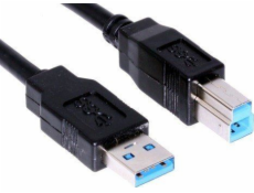 PREMIUMCORD Kabel USB3.0 propojovací A-B, Super-speed 5Gbps, 5m