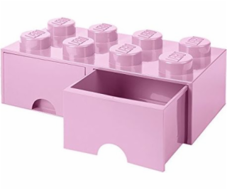 LEGO Brick Drawer 8 rosa, Aufbewahrungsbox