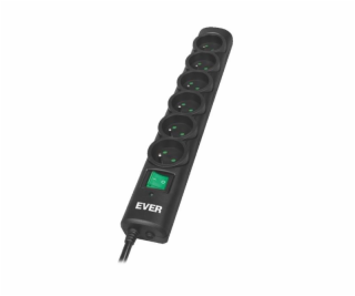 Ever Optima 3m 6 AC outlet(s) 250 V Black