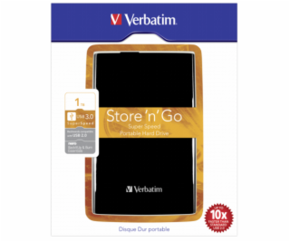 Verbatim Store n Go 2,5      1TB USB 3.0 cierna